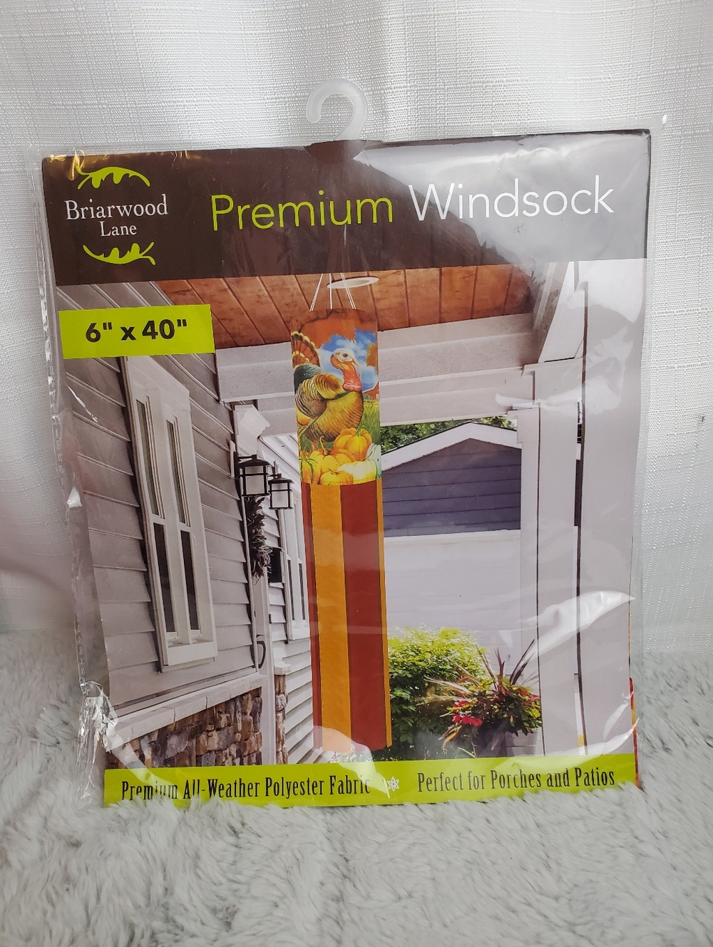 Briarwood Lane Premium Turkey And Pumpkins Woodsock 6" x 40" NEW